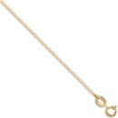 9ct Yellow Gold Trace-Link Pendant Chain