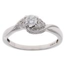 18ct White Gold 0.50ct Brilliant Cut Diamond Solitaire Ring