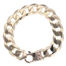 9ct Yellow Gold Curb Bracelet 9"