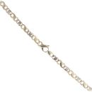 9ct Yellow and White Gold Infinity Link Chain 16"