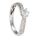 18ct White Gold 0.65ct Diamond Solitaire Ring
