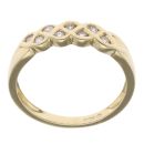18ct Yellow Gold 0.15ct Brilliant Cut Diamond Fancy Ring
