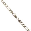 9ct Yellow Gold Figaro T-Bar Chain 20"