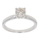 14ct White Gold 0.80ct Brilliant Cut Diamond Solitaire Ring