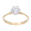 14ct Yellow Gold 1.15ct Diamond Solitaire Ring