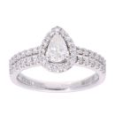 18ct White Gold 0.65ct Diamond Solitaire Ring