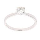 18ct White Gold 0.50ct Brilliant Cut Diamond Solitaire Ring