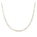 9ct Yellow Gold Figaro Chain 18"