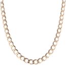 9ct Yellow Gold Curb Chain 18"