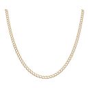 9ct Yellow Gold Curb Chain 22"