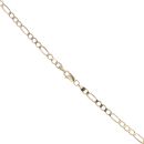 9ct Yellow Gold Figaro Chain 18"