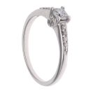18ct White Gold 0.33ct Brilliant Cut Diamond Solitaire Ring