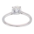 18ct White Gold 1.00ct Diamond Solitaire Ring