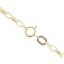 9ct Yellow Gold Oval Belcher Chain 20"