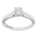 18ct White Gold 1.00ct Diamond Solitaire Ring