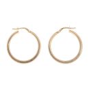 9ct Yellow Gold Hoop Earrings