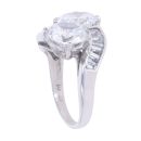 14ct White Gold Cubic Zirconia Twist Ring