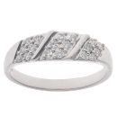 Platinum 0.30ct Brilliant Cut Diamond Fancy Ring