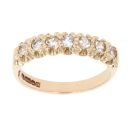 9ct Yellow Gold Cubic Zirconia Eternity Ring