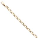 9ct Yellow Gold Curb Bracelet 9"