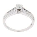 9ct Yellow Gold 0.40ct Brilliant Cut Diamond Solitaire Ring