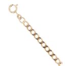 9ct Yellow Gold Curb Bracelet 7.5"