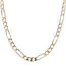9ct Yellow Gold Figaro Chain 22"