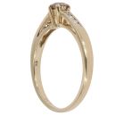 9ct Yellow Gold 0.33ct Brilliant Cut Diamond Solitaire Ring
