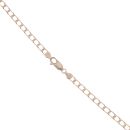 9ct Yellow Gold Square Curb Chain 18"