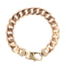 9ct Yellow Gold Curb Bracelet 9"