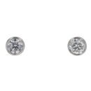 18ct Yellow and White Gold 0.85ct Brilliant Cut Diamond Earrings