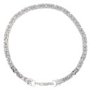 Silver Byzantine Bracelet 8" By Icesia