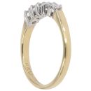 18ct Yellow Gold 0.33ct Brilliant Cut Diamond Five Stone Ring
