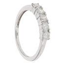 9ct White Gold 0.50ct Diamond Five Stone Ring