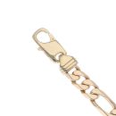 9ct Yellow Gold Figaro Bracelet 8.5"