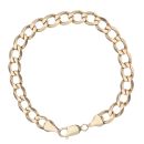 9ct Yellow Gold Curb Bracelet 9"