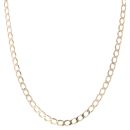 9ct Yellow Gold Curb Chain 22"