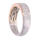 Vera Wang 18ct White And Rose Gold 0.95ct Diamond Fancy Ring