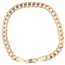 9ct Yellow Gold Curb Bracelet 8"