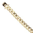 9ct Yellow Gold Curb Bracelet 7"