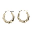 9ct Yellow Gold Creole Earrings