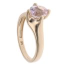 9ct Yellow Gold Morganite Single Stone Ring