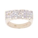 9ct Yellow Gold Cubic Zirconia Gran Ring