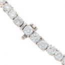 18ct White Gold 5.42ct Diamond Tennis Bracelet