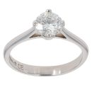 Platinum 1.00ct Brilliant Cut Diamond Solitaire Ring