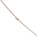 9ct Rose Gold Patterned Locket And Chain 24"