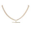 9ct Yellow Gold Albert T-Bar Chain 18"
