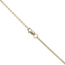 18ct Yellow Gold 0.15ct Diamond Solitaire Pendant and Belcher Chain 18"