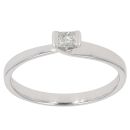 18ct White Gold 0.15ct Diamond Solitaire Ring