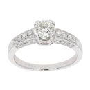 18ct White Gold 1.00ct Diamond Solitaire Ring